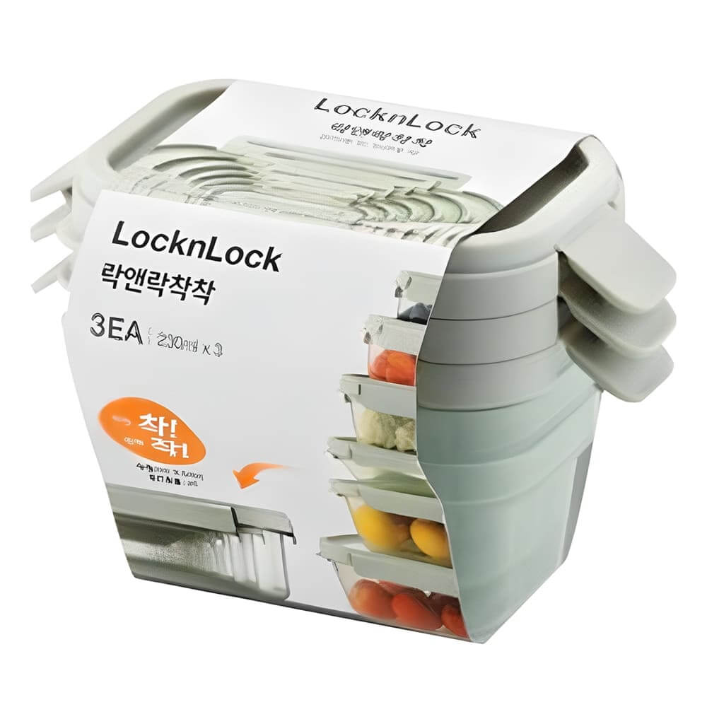 락앤락 착착 밀폐용기 230ml 3P